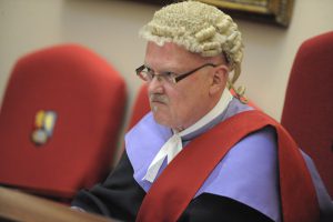 a judge looking angry